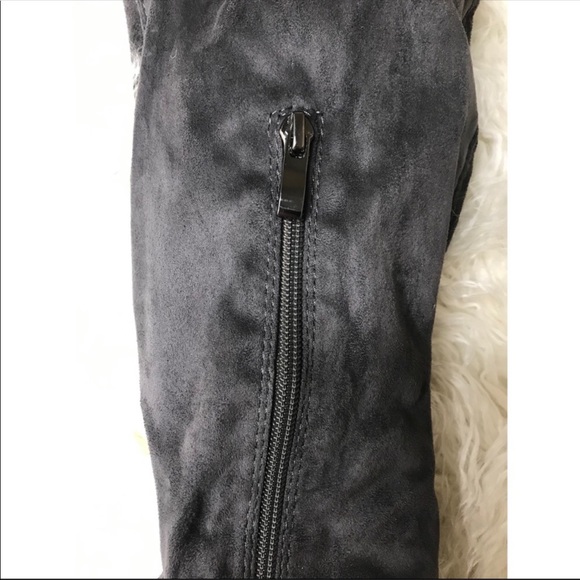 Catherine Malandrino Gray Over The Knee Boots - Picture 5 of 8
